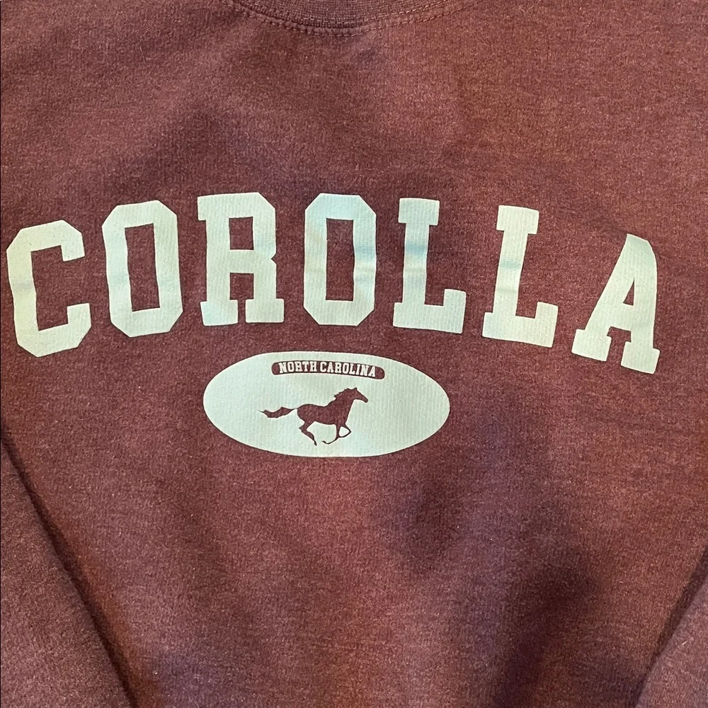 Corolla Outer Banks NC Sweatshirt size Small Horse Logo